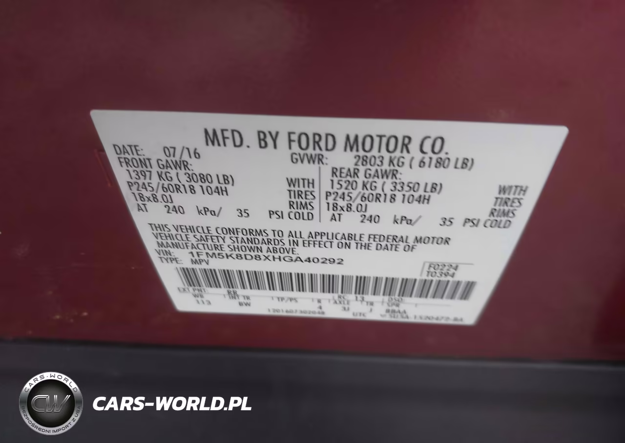 2017 Ford Explorer Xlt VIN:1FM5K8D8XHGA40292 - 9