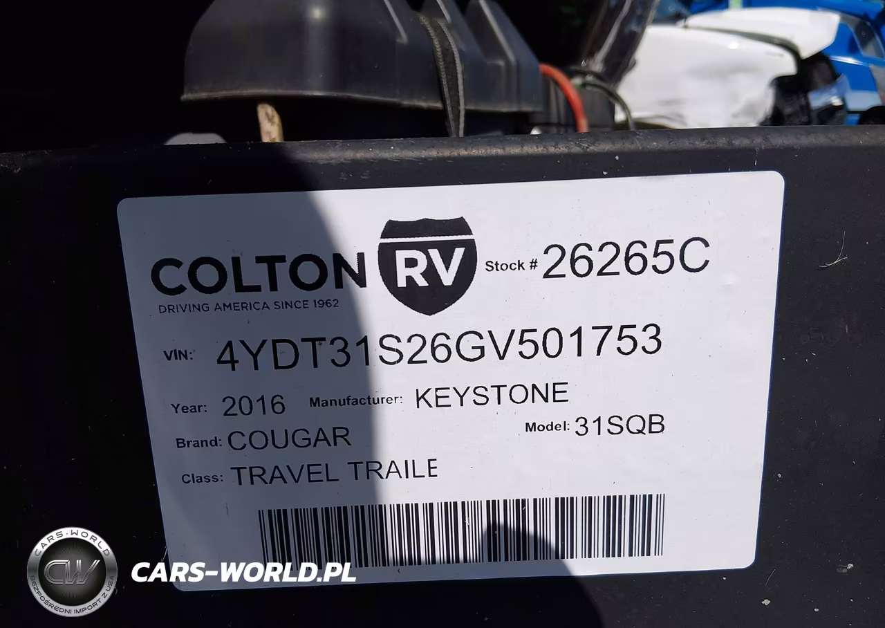 2016 Keystone Rv Cougar VIN:4YDT31S26GV501753 - 9