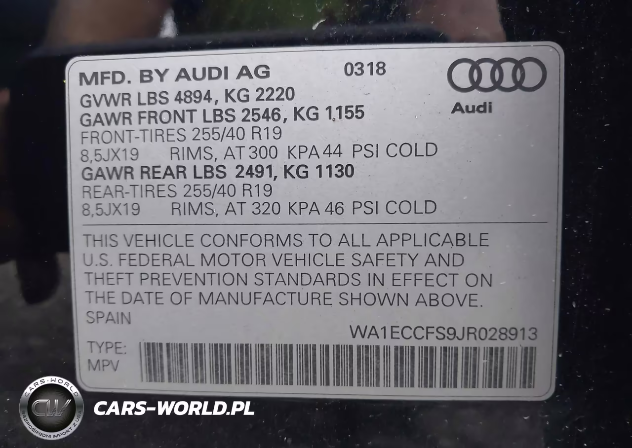 2018 Audi Q3 2.0T Premium-2.0T Sport Premium VIN:WA1ECCFS9JR028913 - 9
