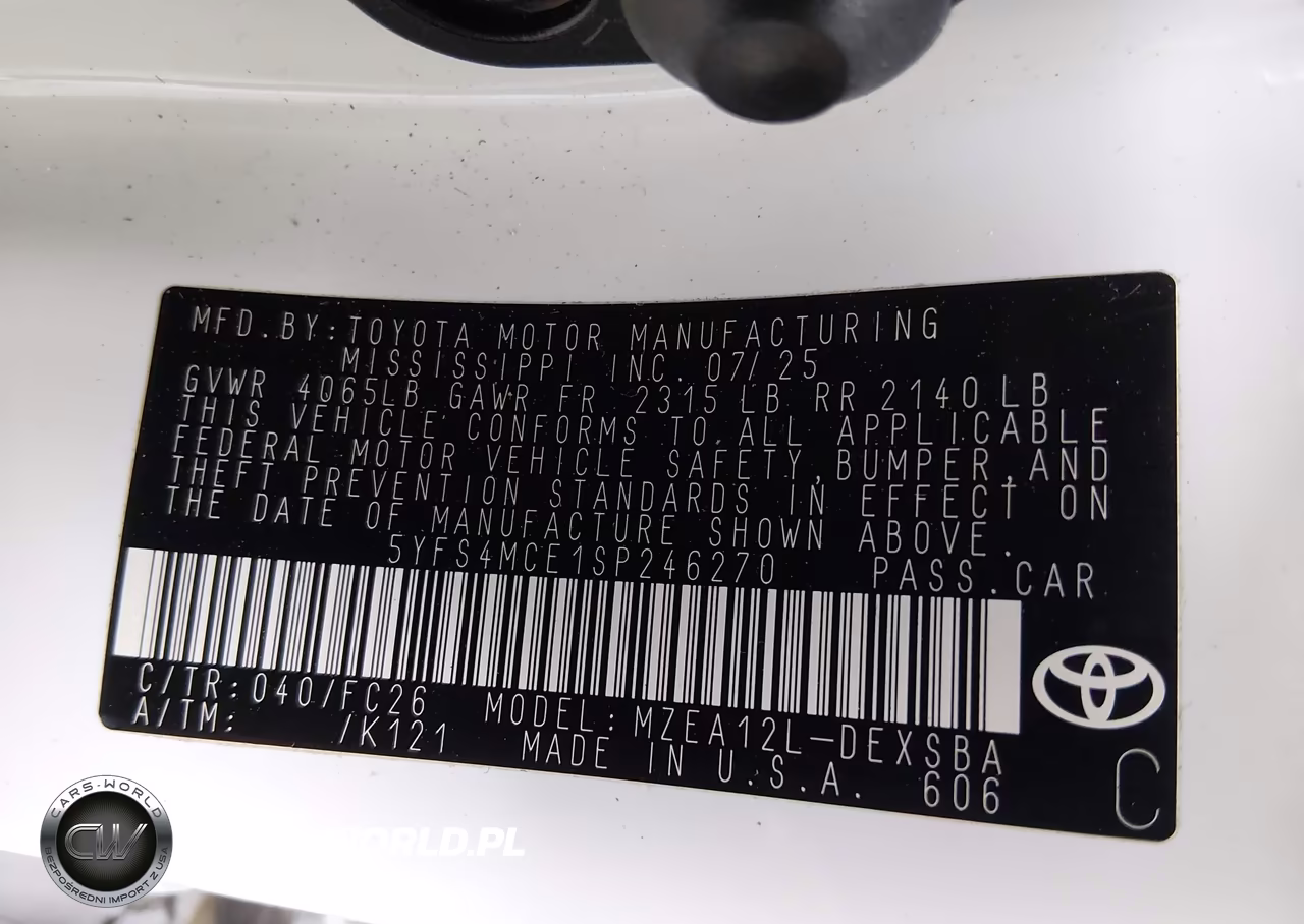 2025 Toyota Corolla Se VIN:5YFS4MCE1SP246270 - 9