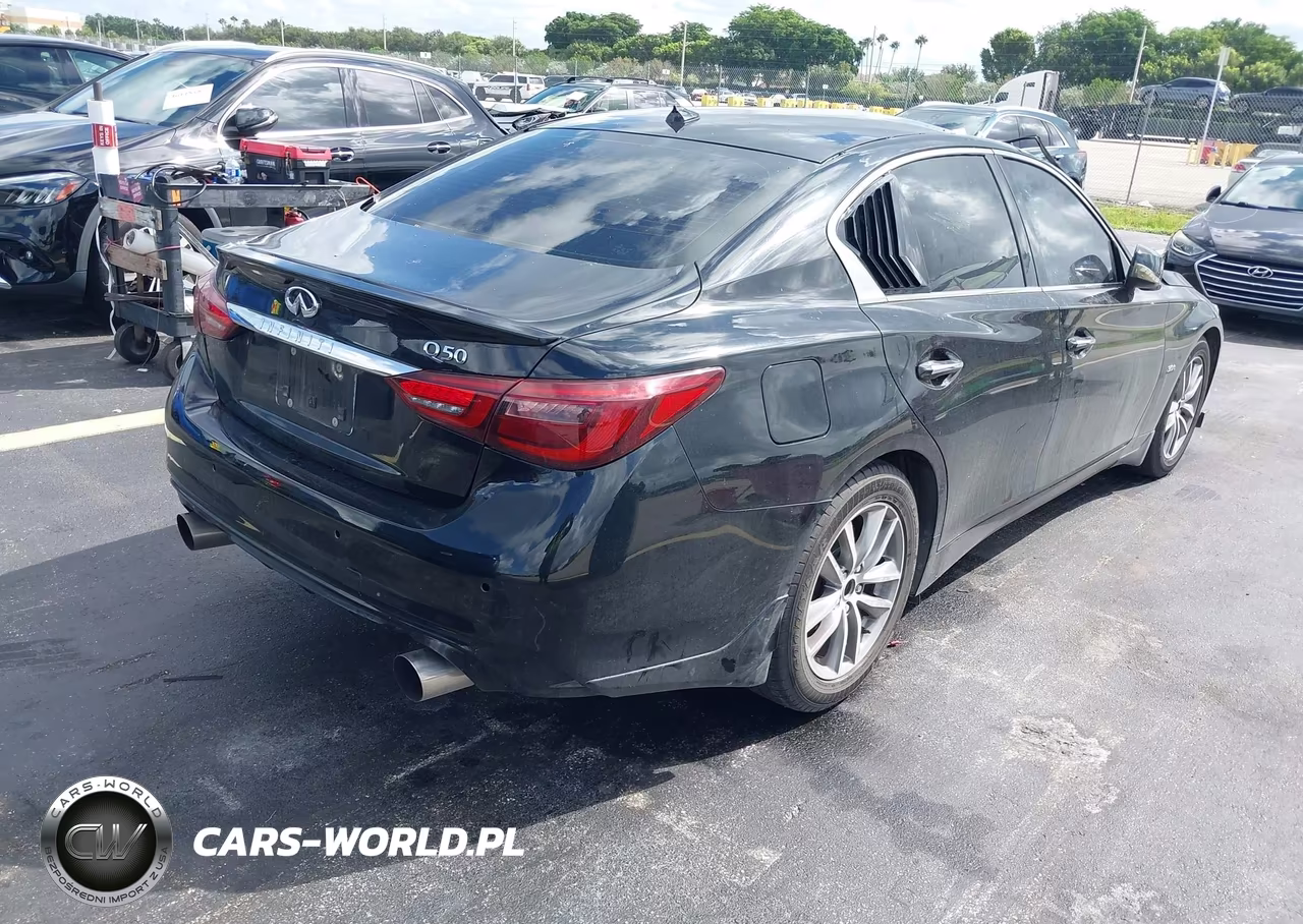 2019 Infiniti Q50 3.0T Luxe VIN:JN1EV7AP2KM516015 - 4