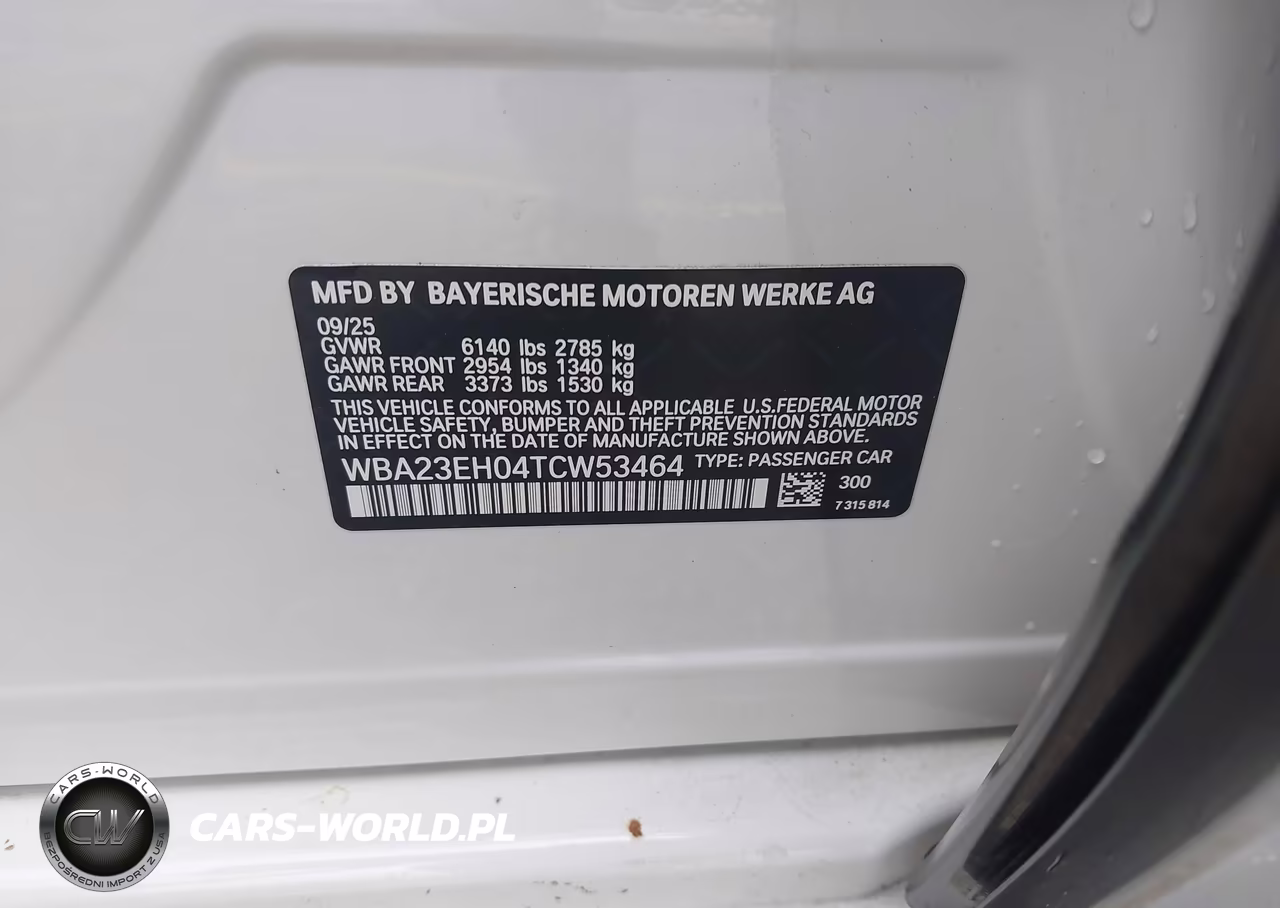 2026 BMW 740I VIN:WBA23EH04TCW53464 - 9