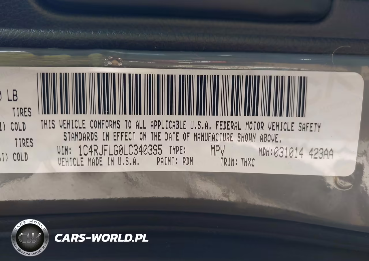 2020 Jeep Grand Cherokee Trailhawk 4X4 VIN:1C4RJFLG0LC340395 - 9