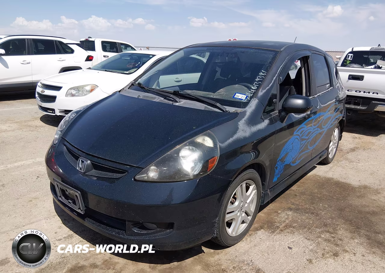 2007 Honda Fit Sport VIN:JHMGD38657S051200 - 2