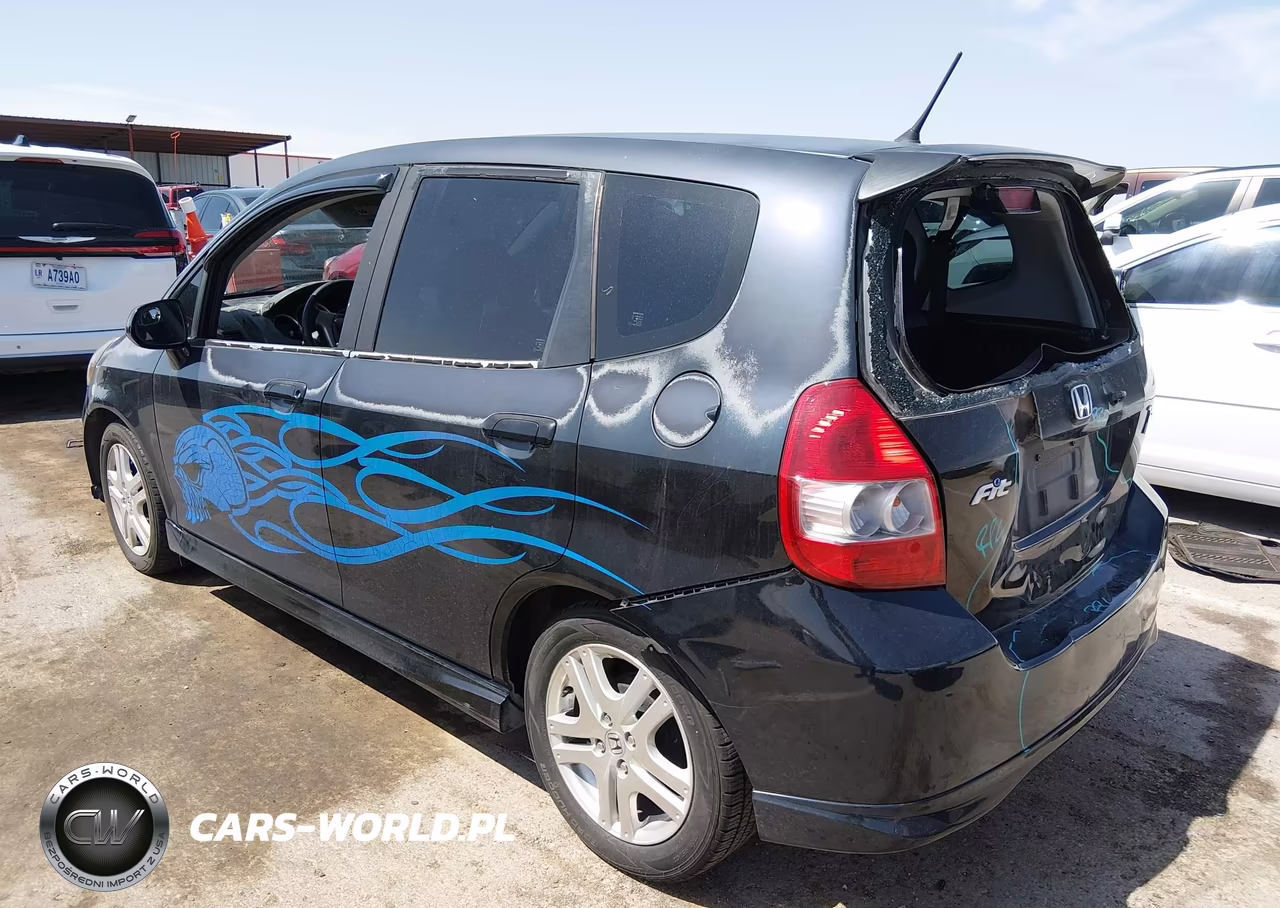 2007 Honda Fit Sport VIN:JHMGD38657S051200 - 3