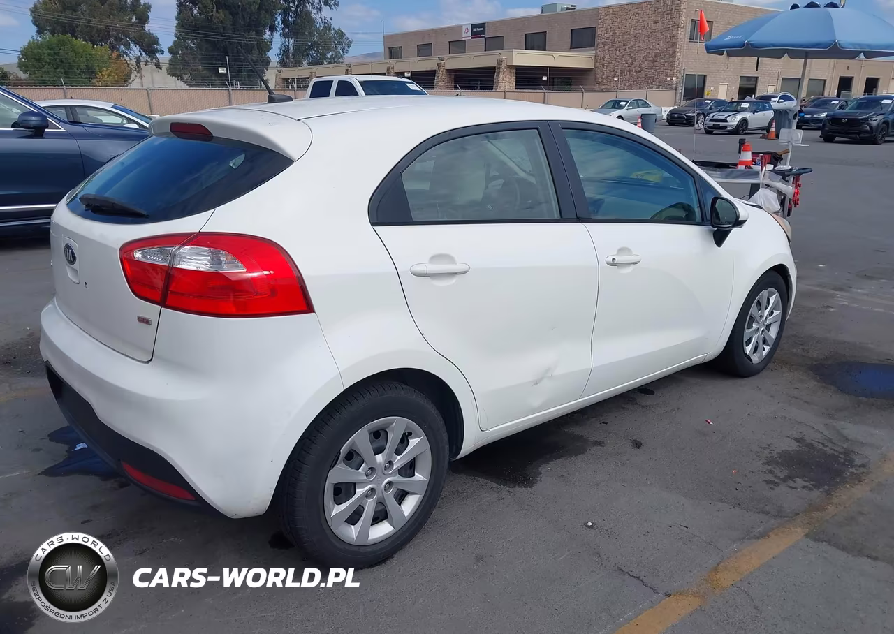 2014 Kia Rio Lx VIN:KNADM5A37E6372142 - 4