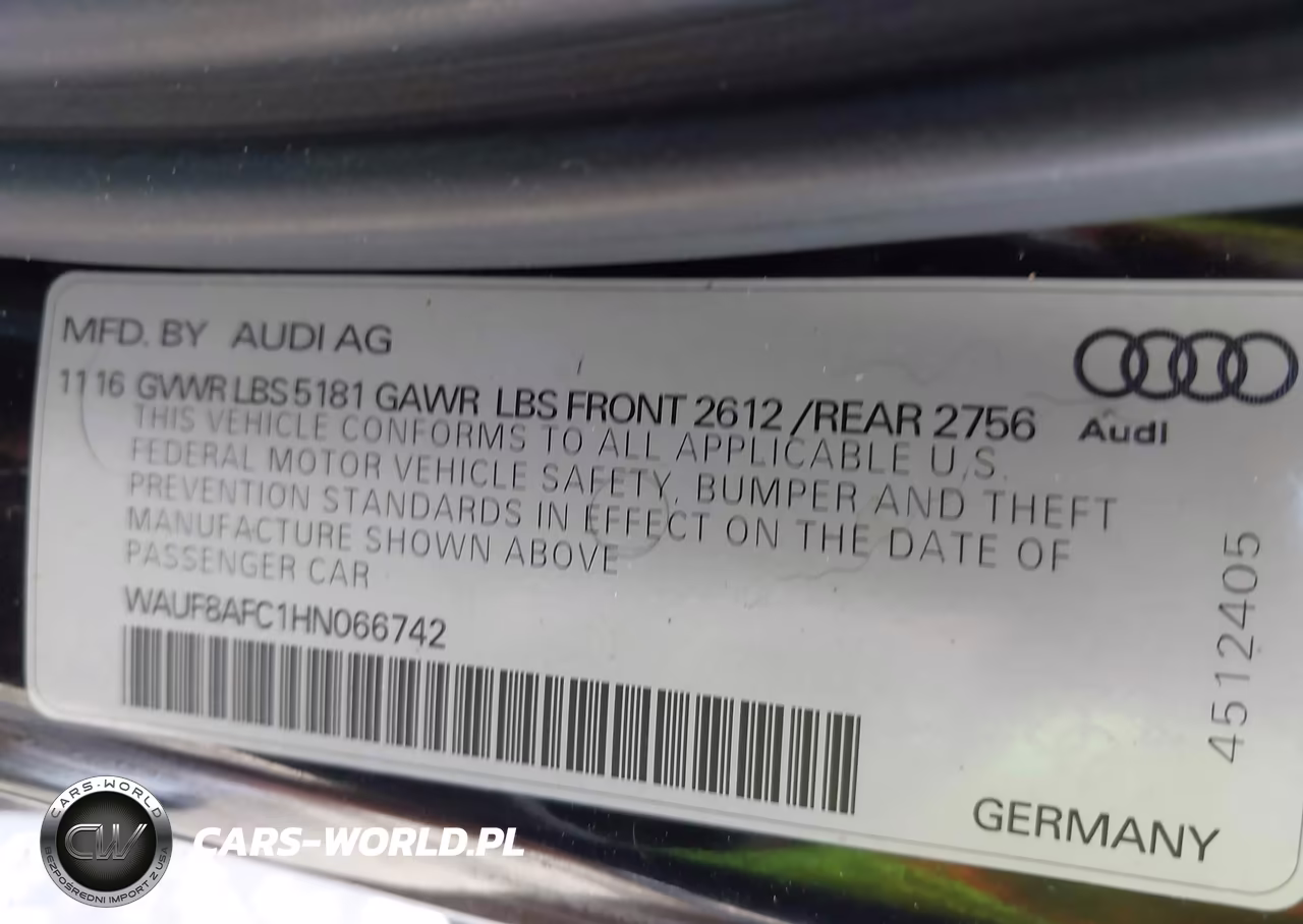 2017 Audi A6 2.0T Premium VIN:WAUF8AFC1HN066742 - 9