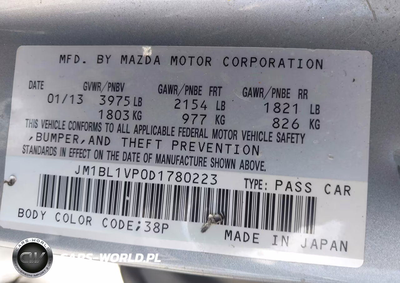2013 Mazda Mazda3 I Touring VIN:JM1BL1VP0D1780223 - 9