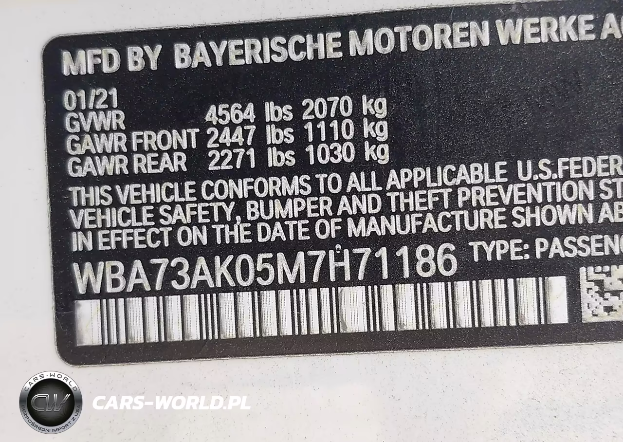 2021 BMW 228I Gran Coupe xDrive VIN:WBA73AK05M7H71186 - 9