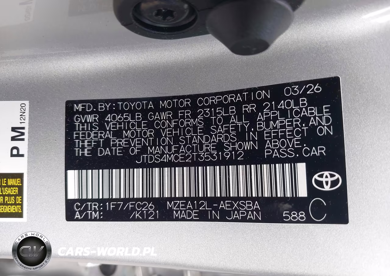 2026 Toyota Corolla Se VIN:JTDS4MCE2T3531912 - 9