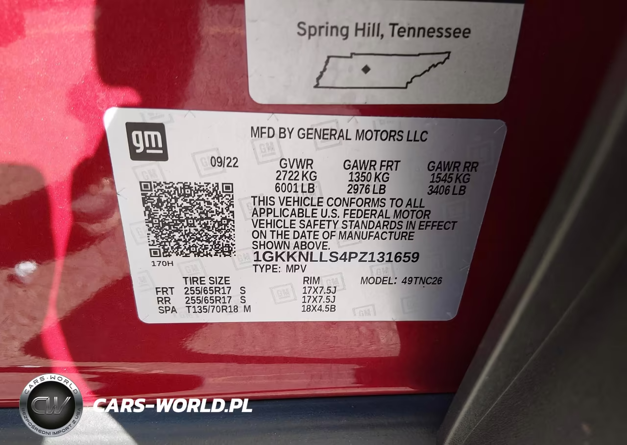 2023 GMC Acadia Awd At4 VIN:1GKKNLLS4PZ131659 - 9