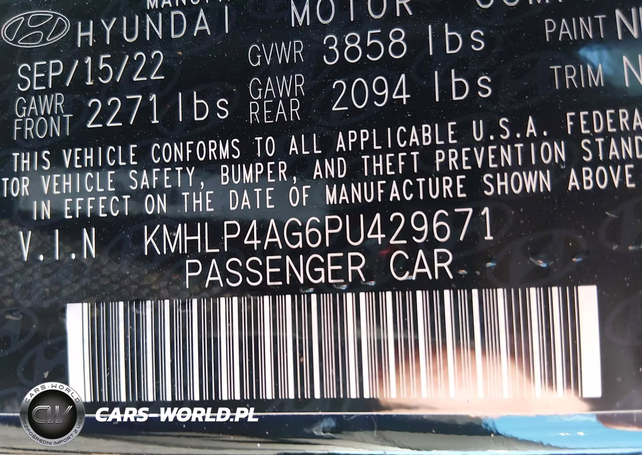 2023 Hyundai Elantra Limited VIN:KMHLP4AG6PU429671 - 9