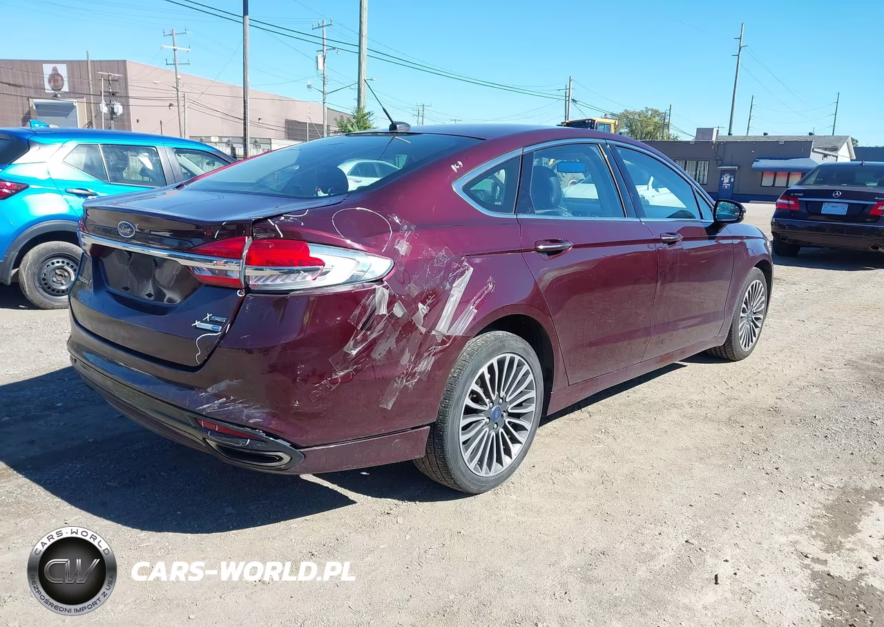 2017 Ford Fusion Se VIN:3FA6P0T94HR298800 - 4