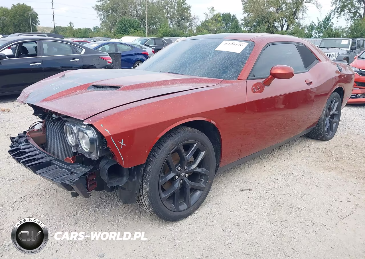 2022 Dodge Challenger Sxt VIN:2C3CDZAGXNH200215 - 2