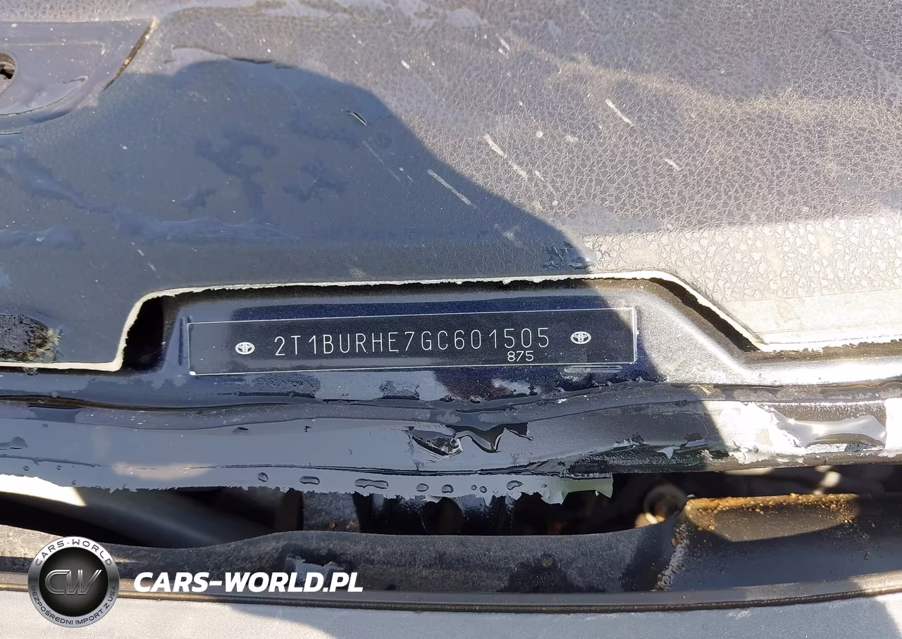 2016 Toyota Corolla S Plus VIN:2T1BURHE7GC601505 - 9