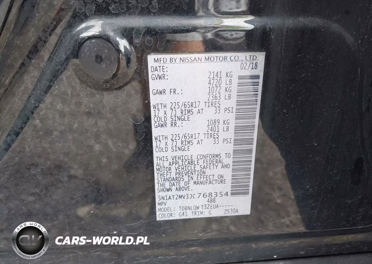 2018 Nissan Rogue Sv VIN:5N1AT2MV3JC768354 - 9