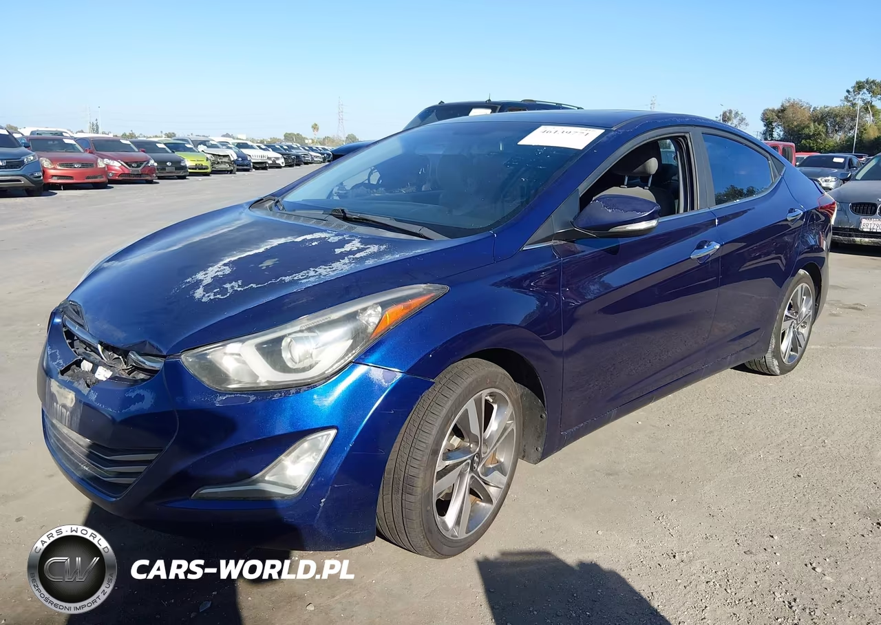 2014 Hyundai Elantra Limited VIN:5NPDH4AE9EH511356 - 2