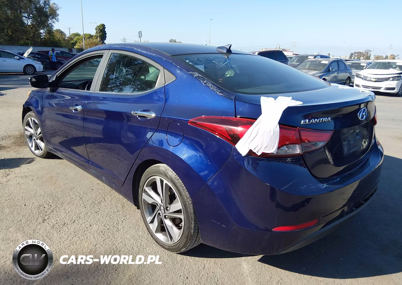 2014 Hyundai Elantra Limited VIN:5NPDH4AE9EH511356 - 3