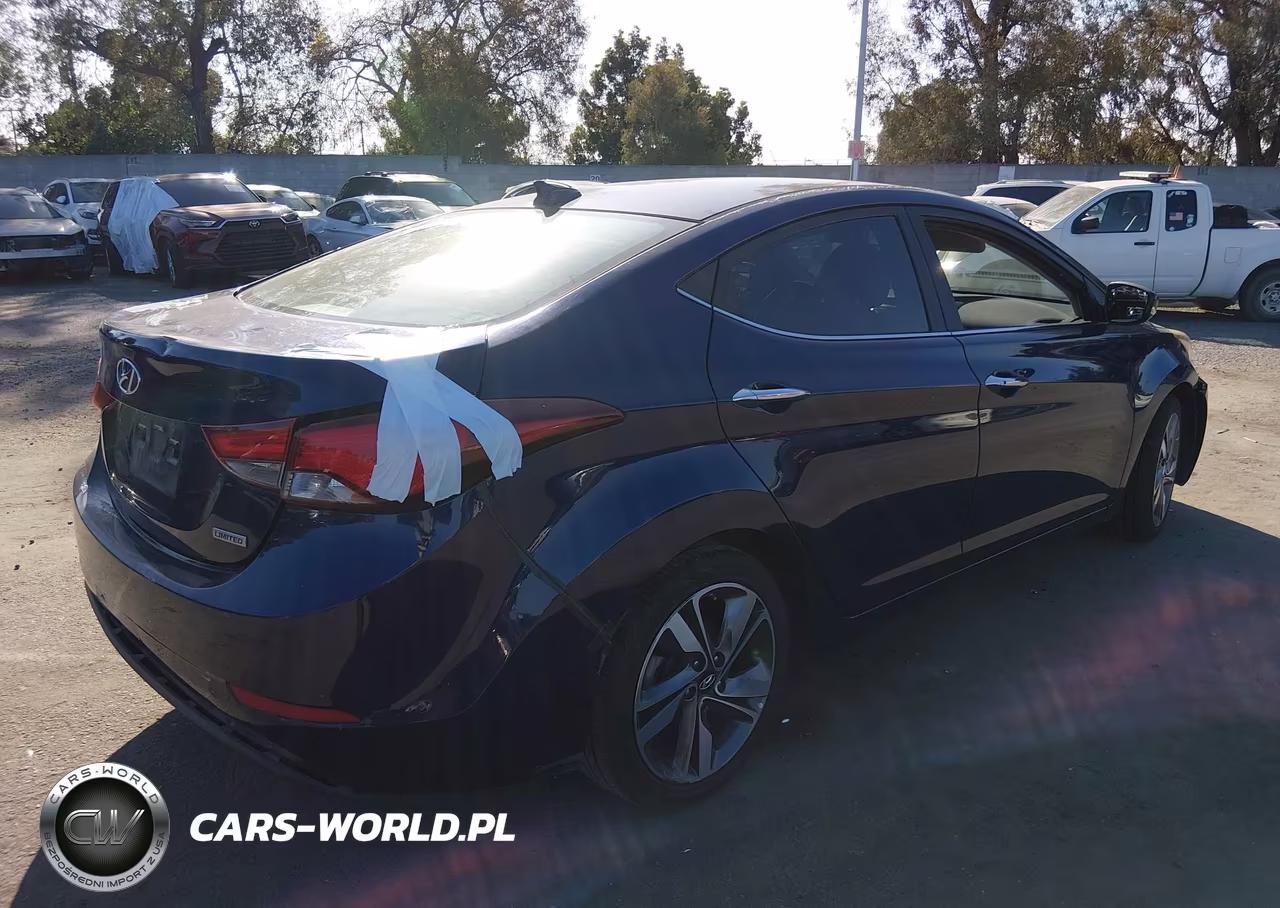 2014 Hyundai Elantra Limited VIN:5NPDH4AE9EH511356 - 4