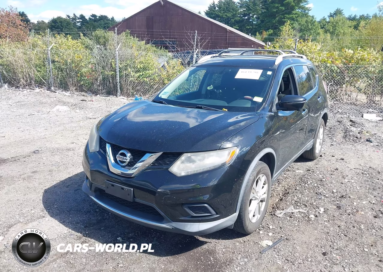2016 Nissan Rogue Sv VIN:KNMAT2MV0GP643107 - 2