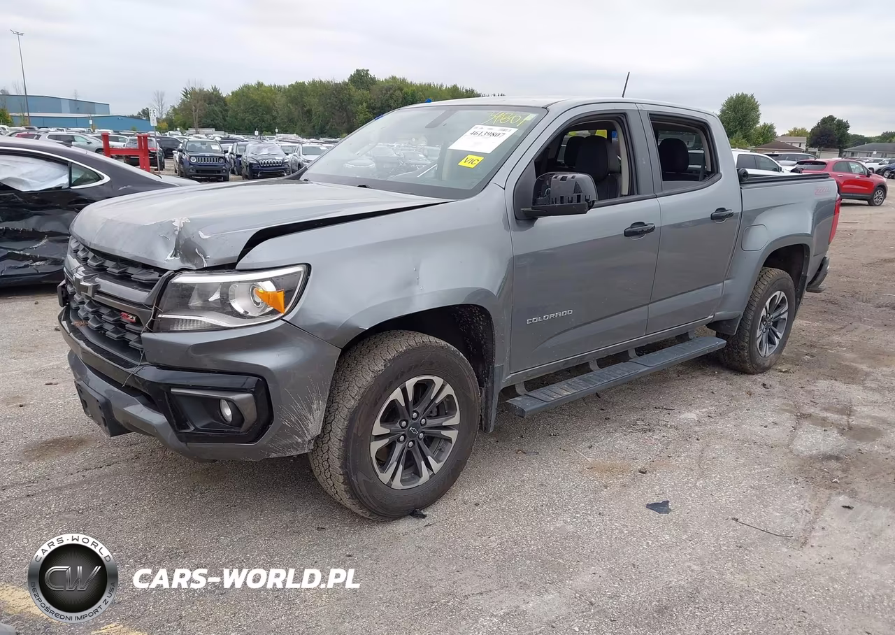 2021 Chevrolet Colorado 4Wd Short Box Z71 VIN:1GCGTDEN2M1265066 - 2