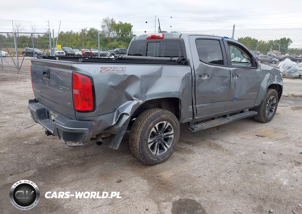 2021 Chevrolet Colorado 4Wd Short Box Z71 VIN:1GCGTDEN2M1265066 - 4