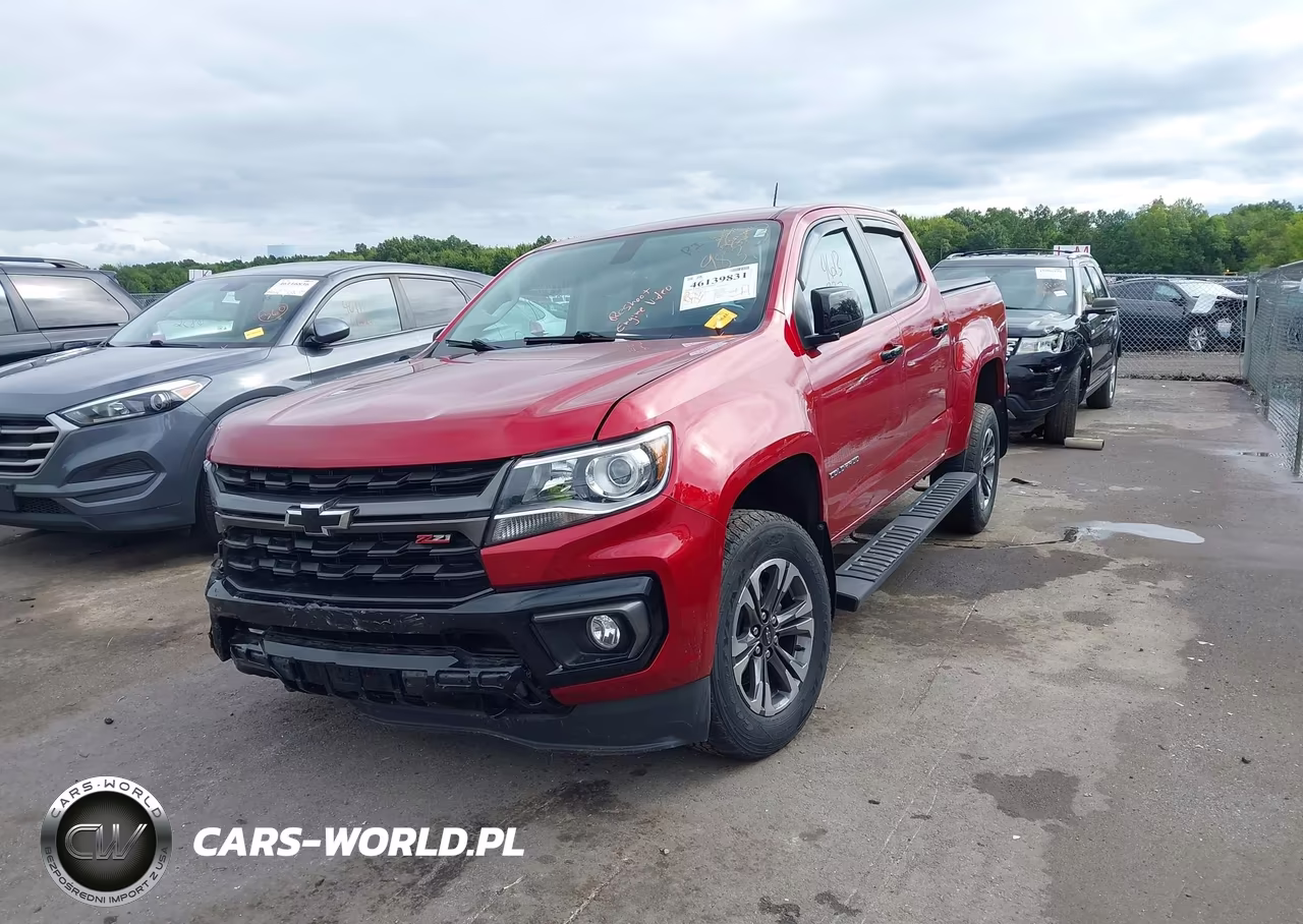 2021 Chevrolet Colorado VIN:1GCGTDENXM1291351 - 2