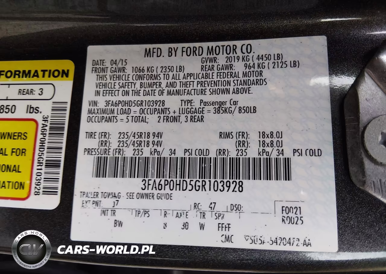 2016 Ford Fusion Se VIN:3FA6P0HD5GR103928 - 9