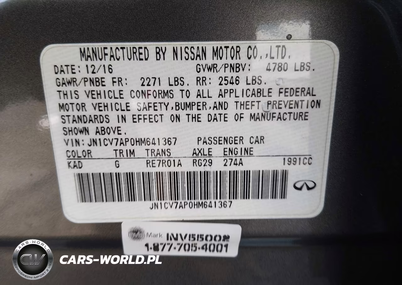 2017 Infiniti Q50 2.0T Base VIN:JN1CV7AP0HM641367 - 9