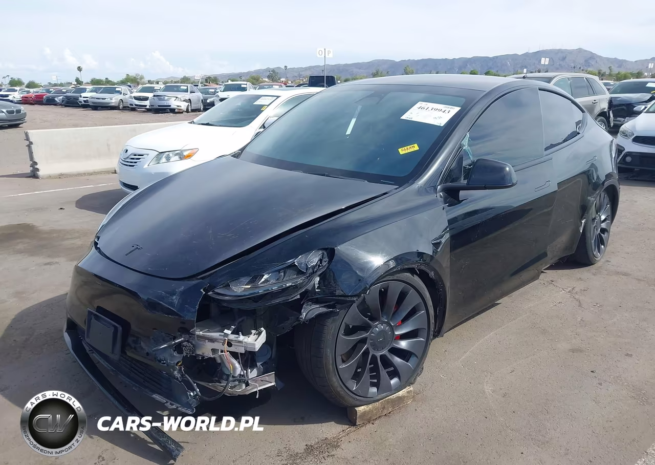 2022 Tesla Model Y Performance Dual Motor All-Wheel Drive VIN:7SAYGDEFXNF491496 - 2