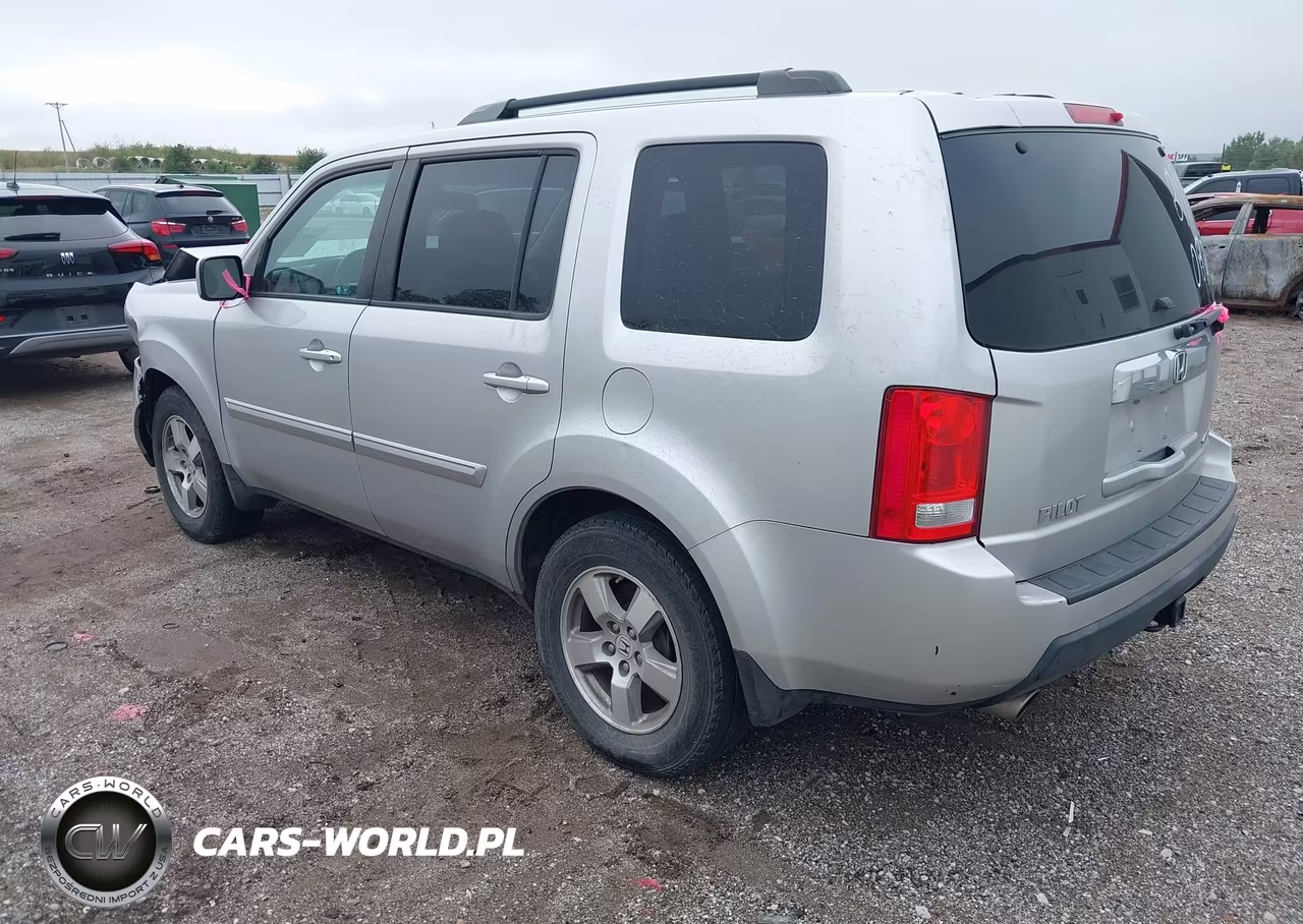 2011 Honda Pilot Ex-L VIN:5FNYF4H79BB025445 - 3