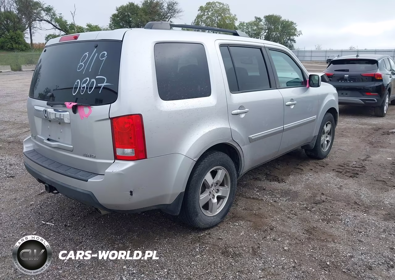 2011 Honda Pilot Ex-L VIN:5FNYF4H79BB025445 - 4