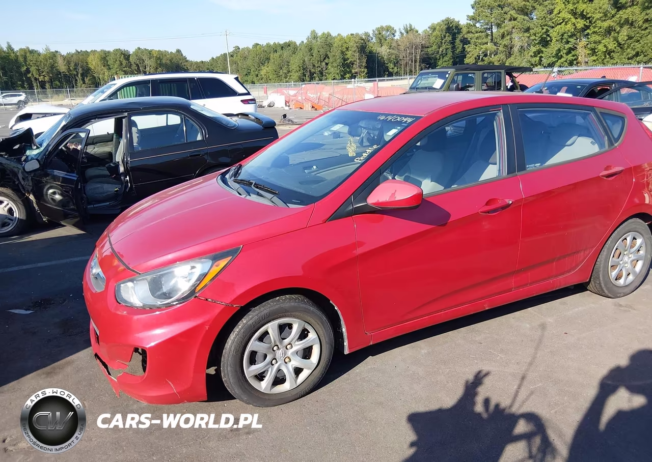 2013 Hyundai Accent Gs VIN:KMHCT5AEXDU118384 - 2