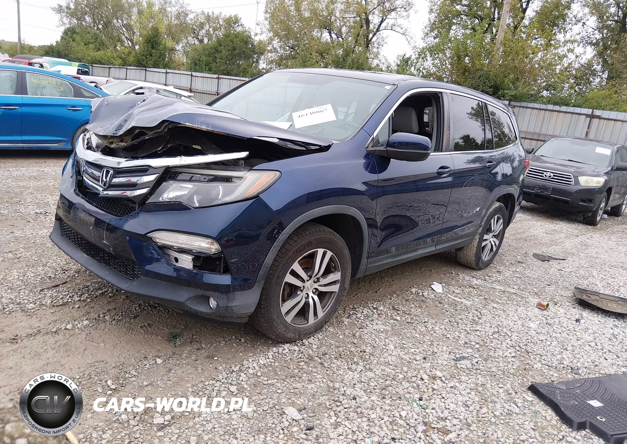 2016 Honda Pilot Ex-L VIN:5FNYF6H53GB056403 - 2