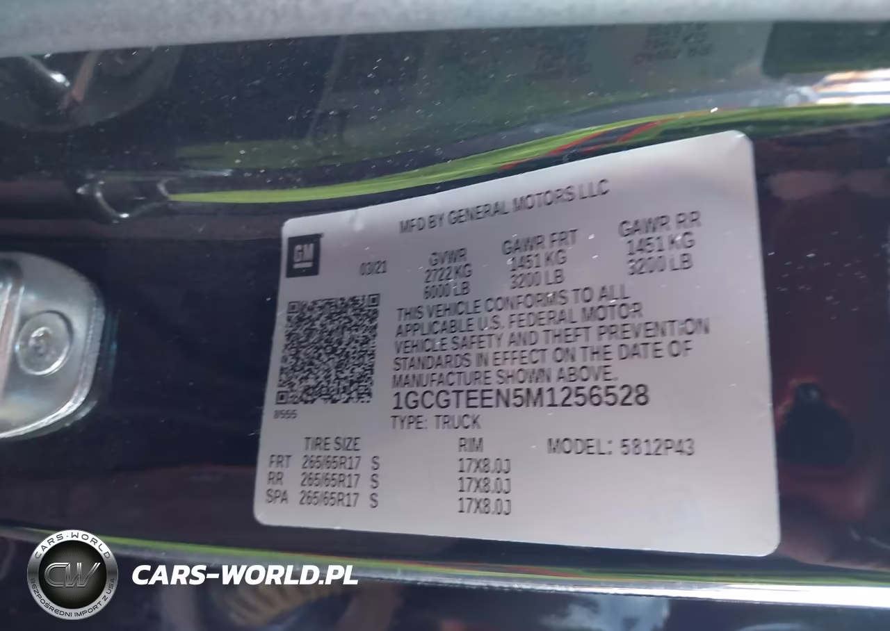 2021 Chevrolet Colorado 4Wd Short Box Zr2 VIN:1GCGTEEN5M1256528 - 9