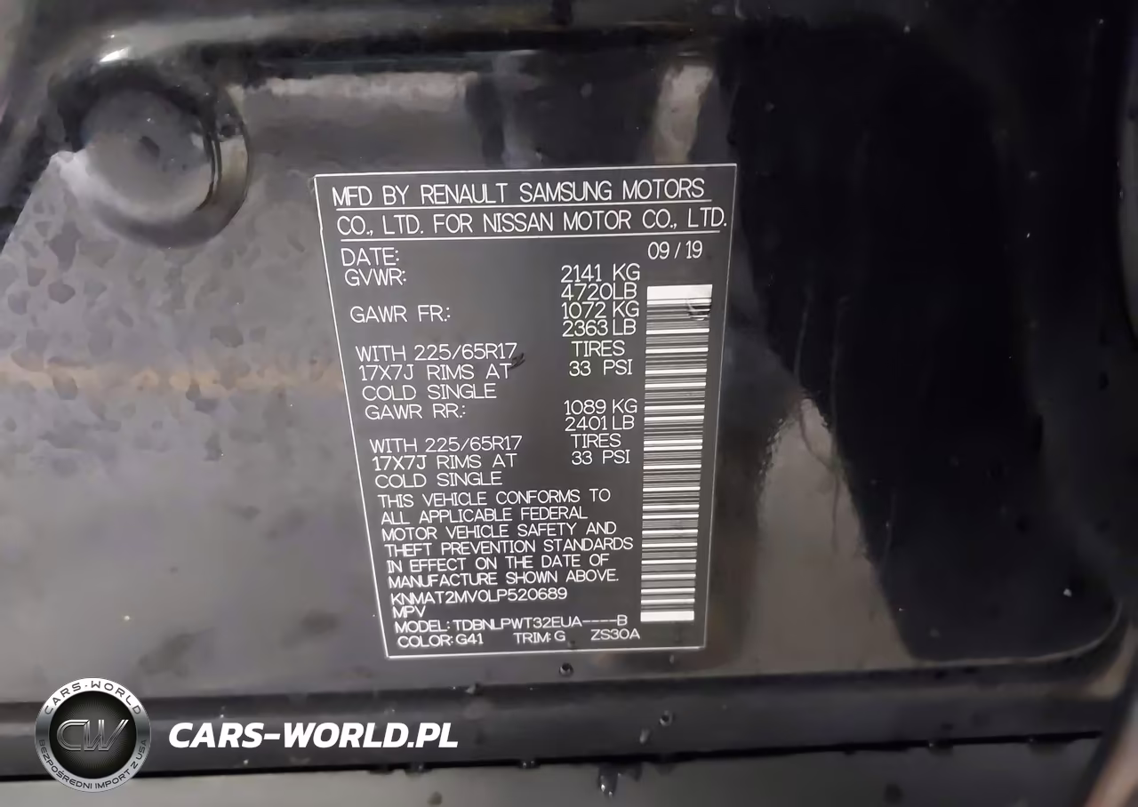 2020 Nissan Rogue S Intelligent Awd VIN:KNMAT2MV0LP520689 - 9