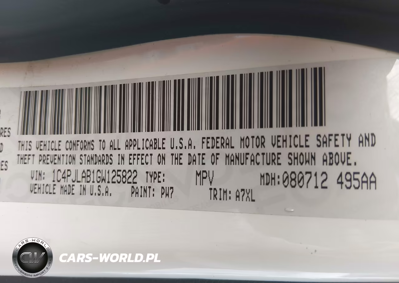 2016 Jeep Cherokee Sport VIN:1C4PJLAB1GW125822 - 9