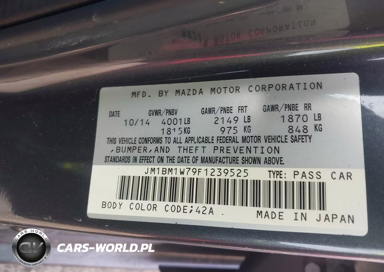 2015 Mazda Mazda3 I Grand Touring VIN:JM1BM1W79F1239525 - 9