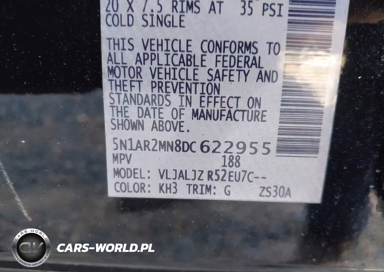 2013 Nissan Pathfinder S-Sv-Sl-Platinum VIN:5N1AR2MN8DC622955 - 9