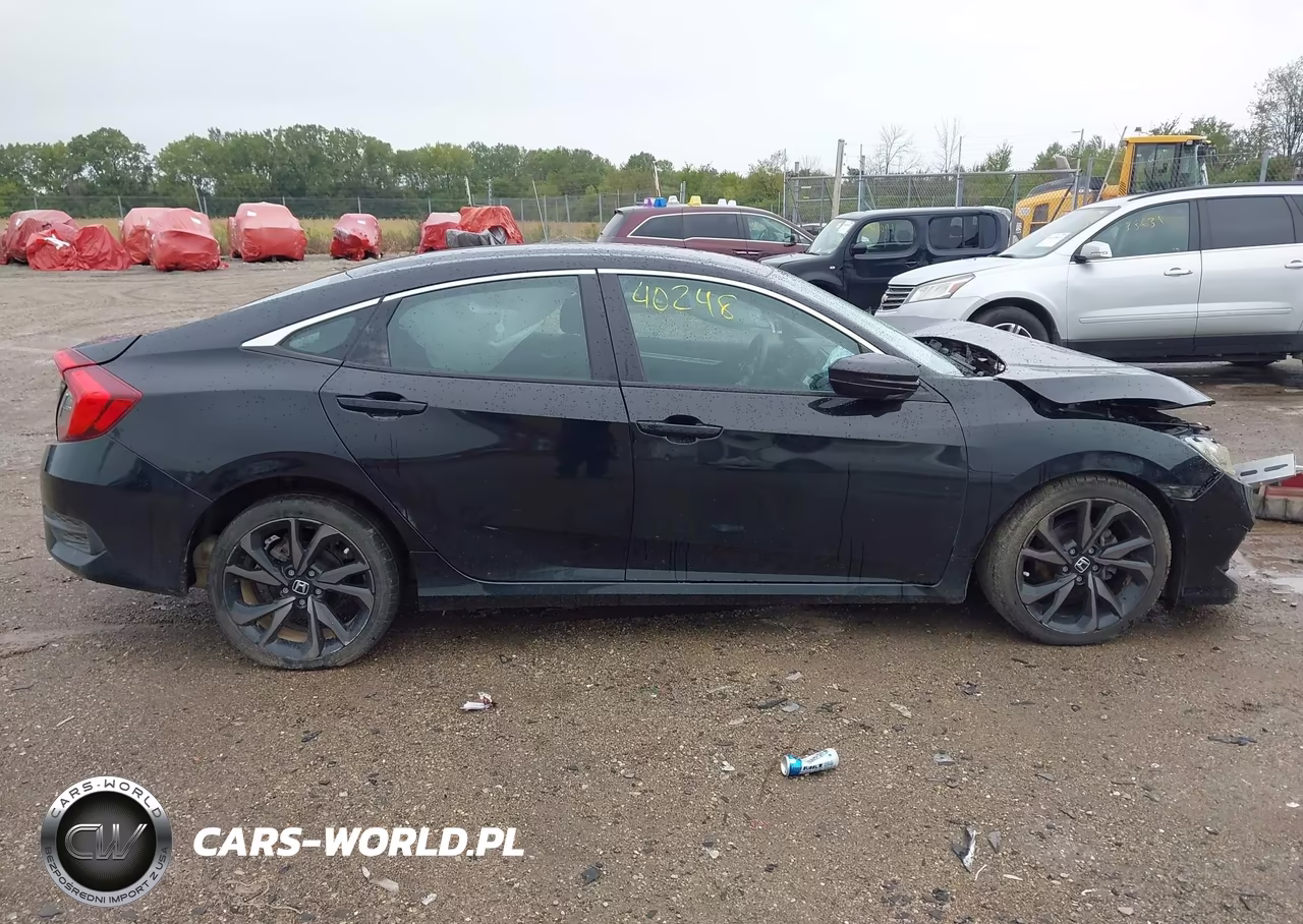 2019 Honda Civic Lx VIN:2HGFC2F66KH591685 - 14