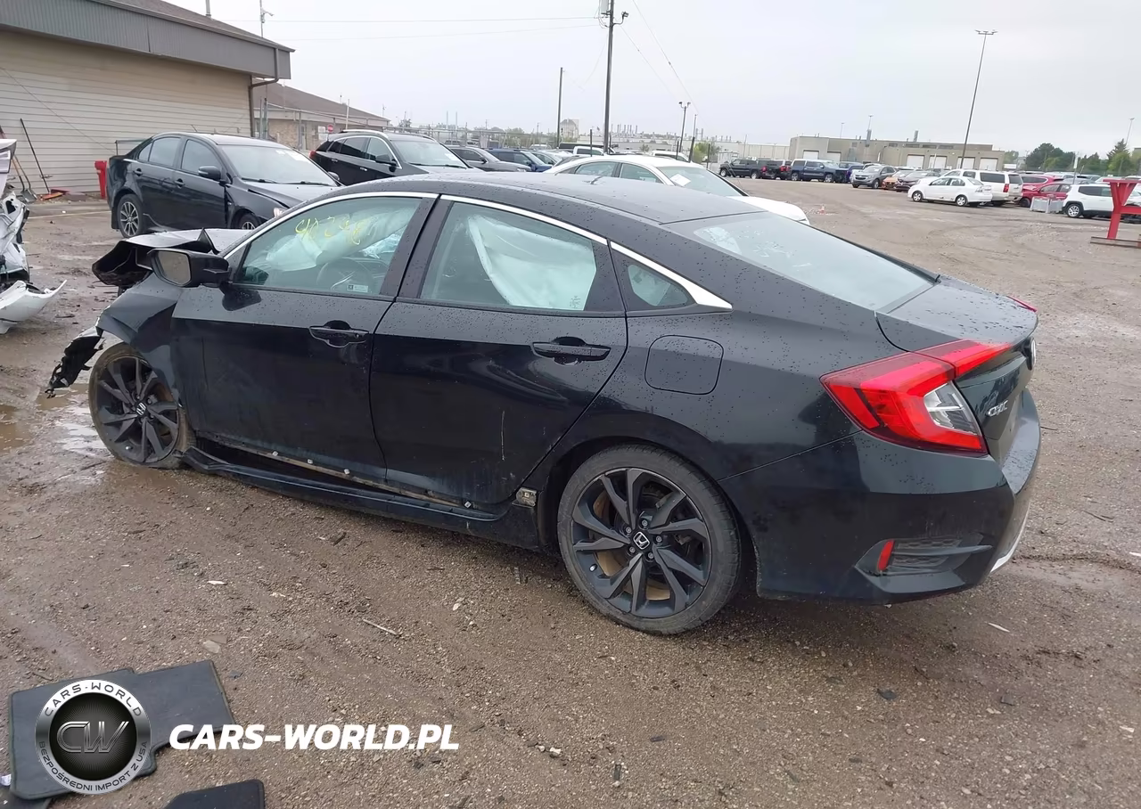 2019 Honda Civic Lx VIN:2HGFC2F66KH591685 - 3