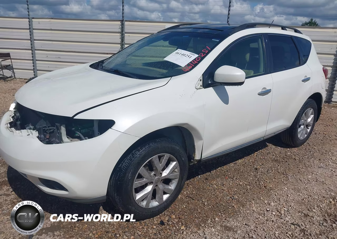 2014 Nissan Murano Sl VIN:JN8AZ1MU9EW421916 - 2