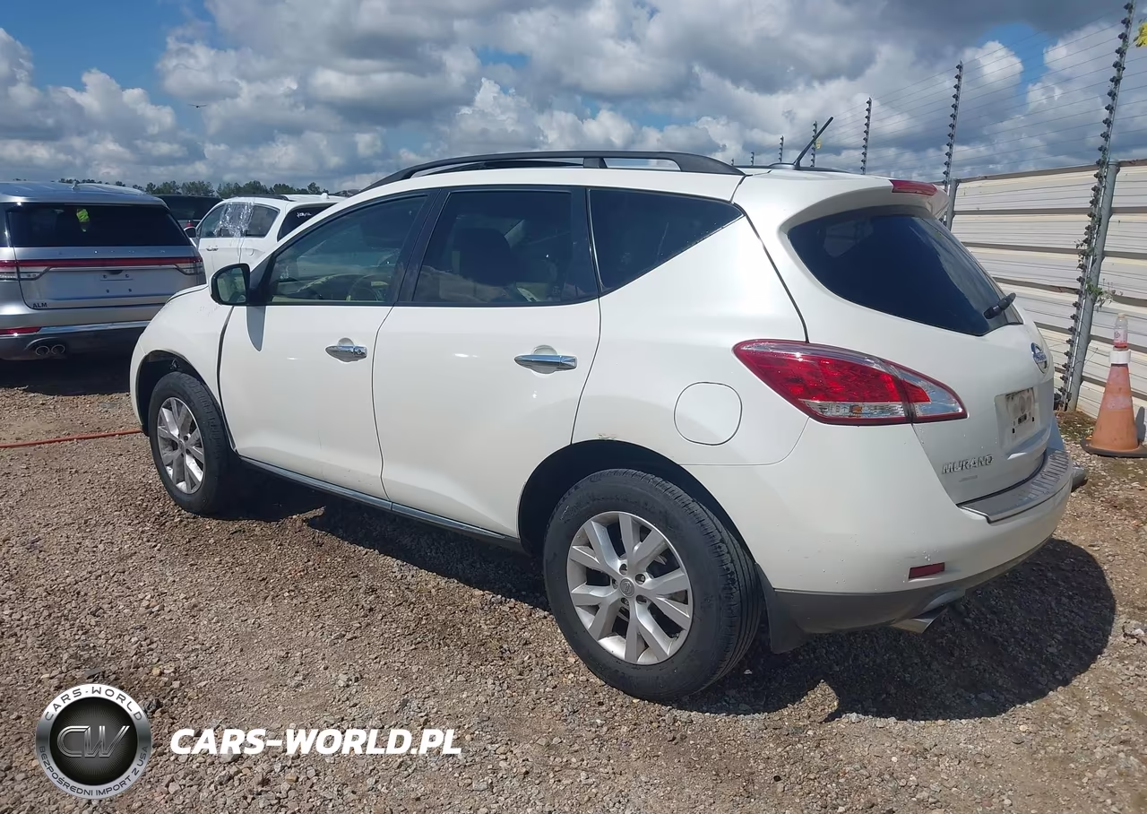 2014 Nissan Murano Sl VIN:JN8AZ1MU9EW421916 - 3