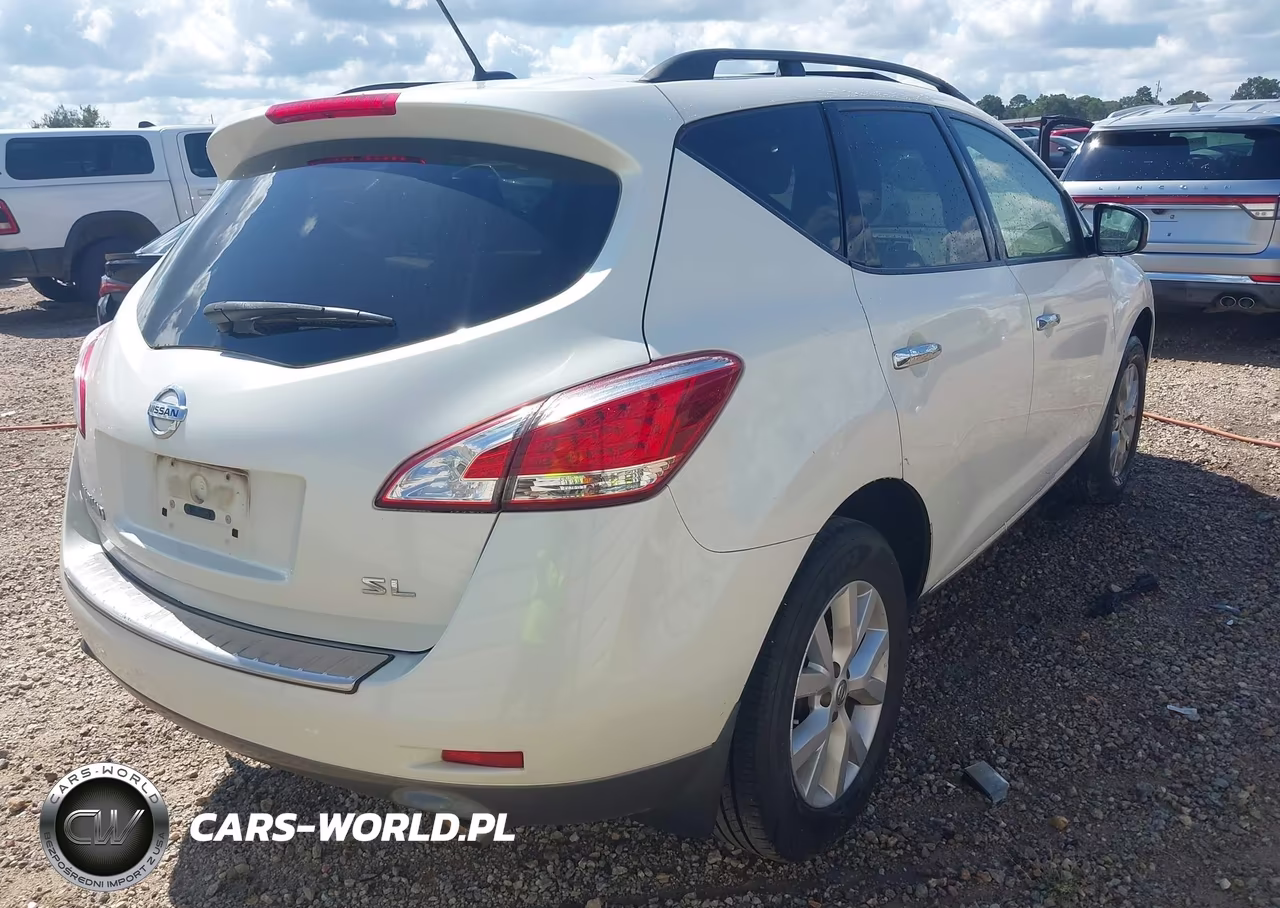 2014 Nissan Murano Sl VIN:JN8AZ1MU9EW421916 - 4