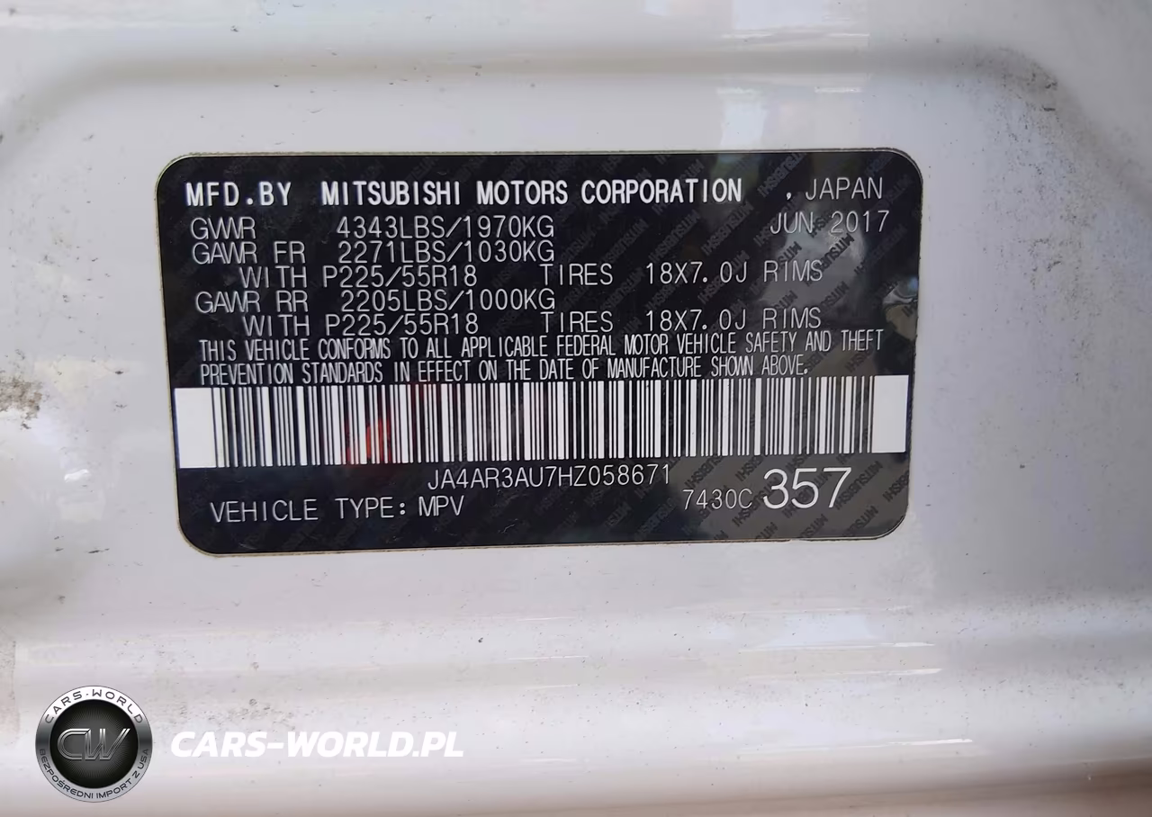 2017 Mitsubishi Outlander Sport 2.0 Le VIN:JA4AR3AU7HZ058671 - 9