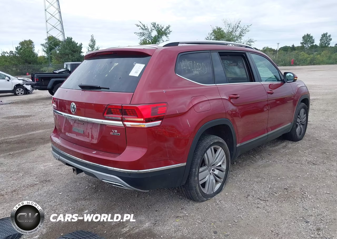2019 Volkswagen Atlas 3.6L V6 Sel VIN:1V2MR2CA3KC538134 - 4