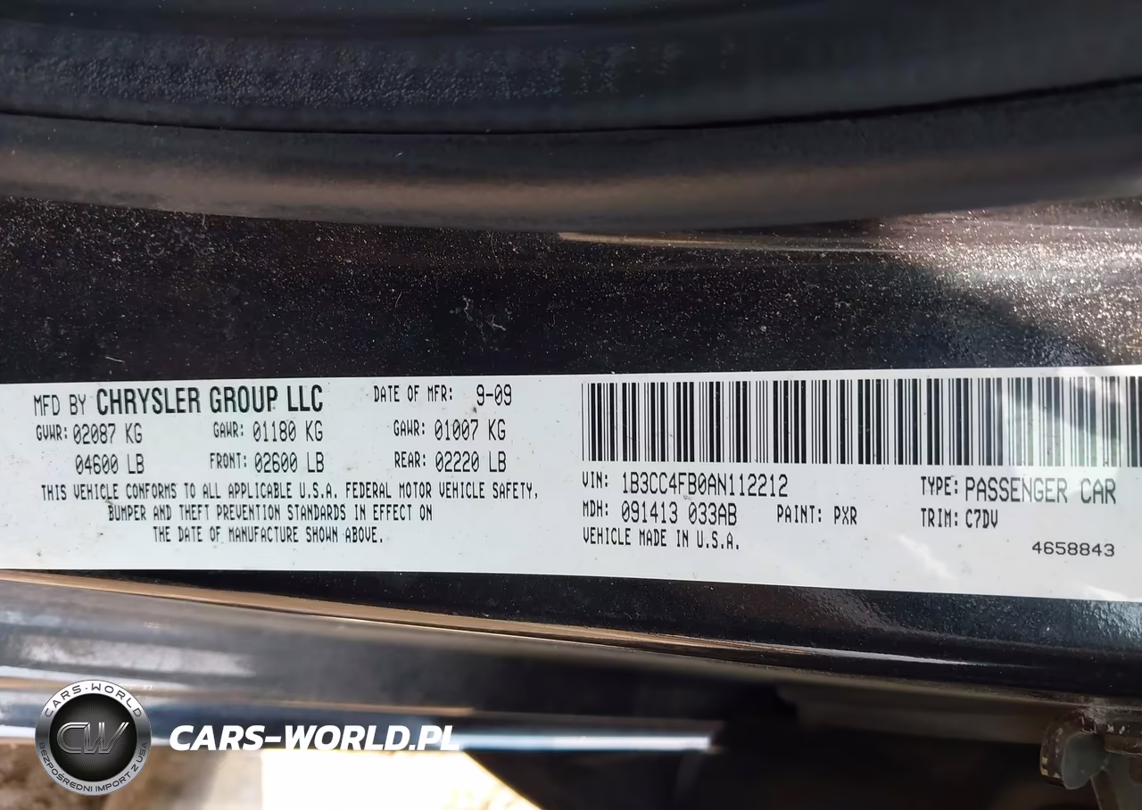 2010 Dodge Avenger Sxt VIN:1B3CC4FB0AN112212 - 9