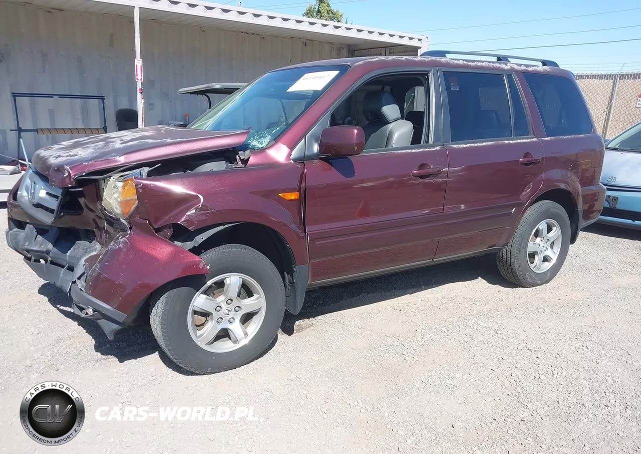 2008 Honda Pilot Ex-L VIN:5FNYF18798B022987 - 2