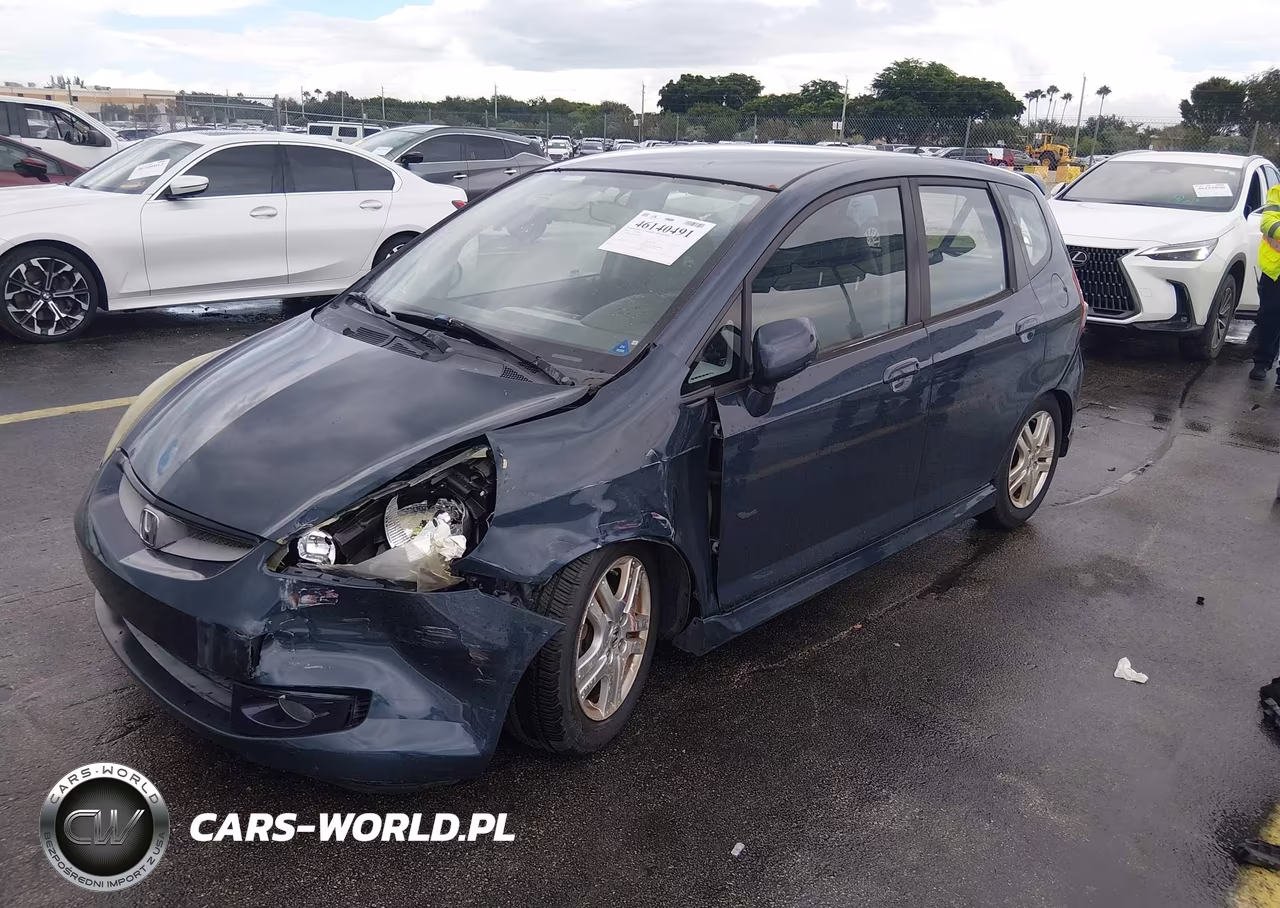 2008 Honda Fit Sport VIN:JHMGD38698S027368 - 2