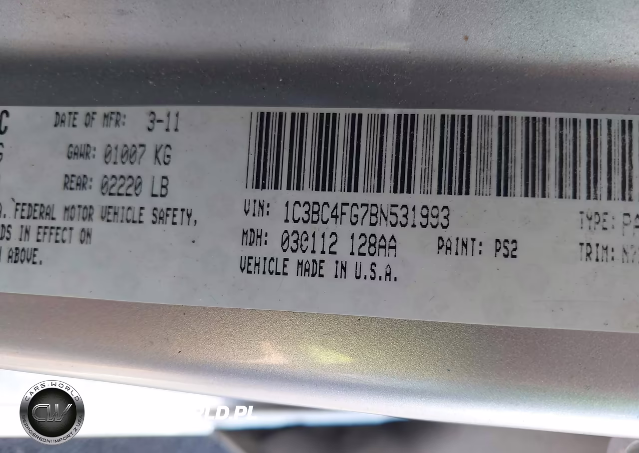 2011 Chrysler 200 Lx VIN:1C3BC4FG7BN531993 - 9